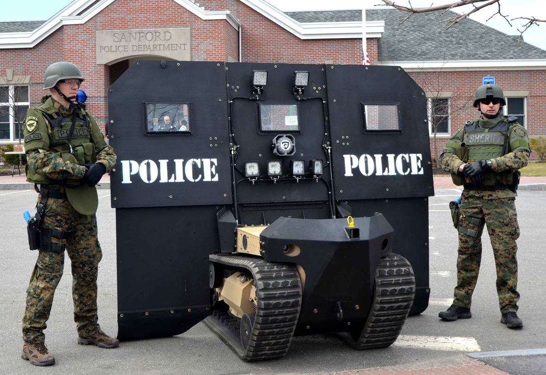 Роботизированный баллистический щит «SWAT-BOT»