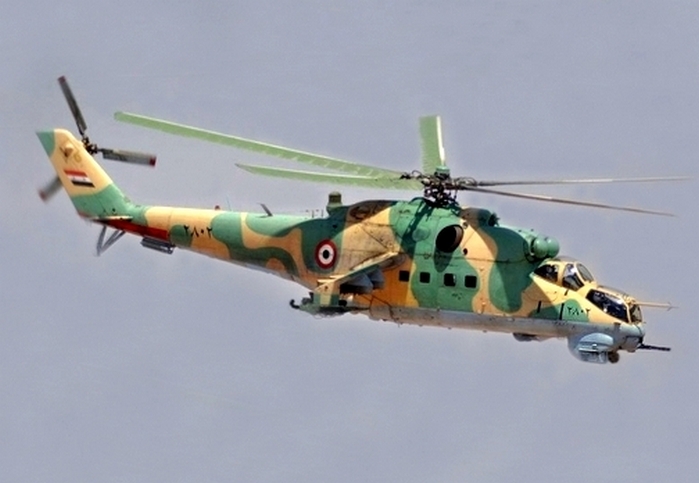 Боевики уничтожили четыре вертолета Ми-24 в Сирии