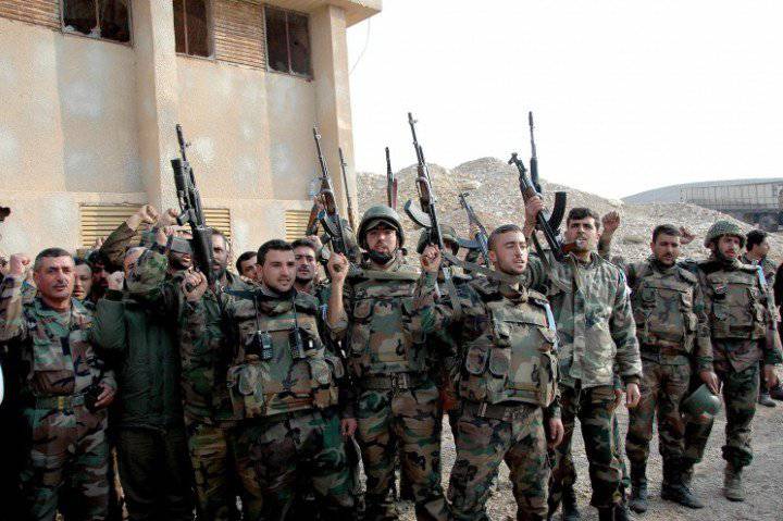 Армия Асада застала террористов врасплох в пригороде Дамаска
