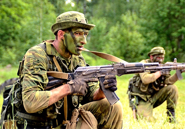 Разведчики взяли штурмом лагерь «боевиков» в Северной Осетии