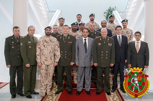 Приезд военной делегации от ОАЭ в Минск