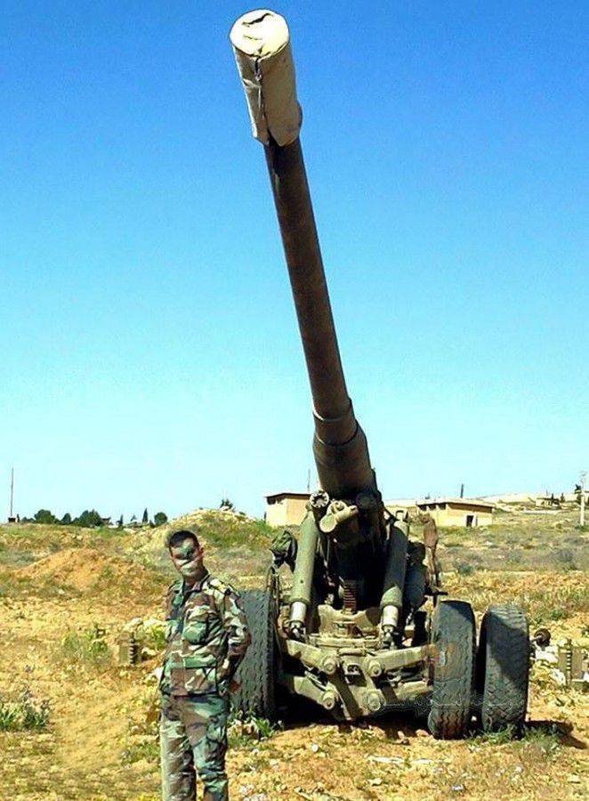 Сирийская артиллерия отправила на головы боевиков сотни снарядов