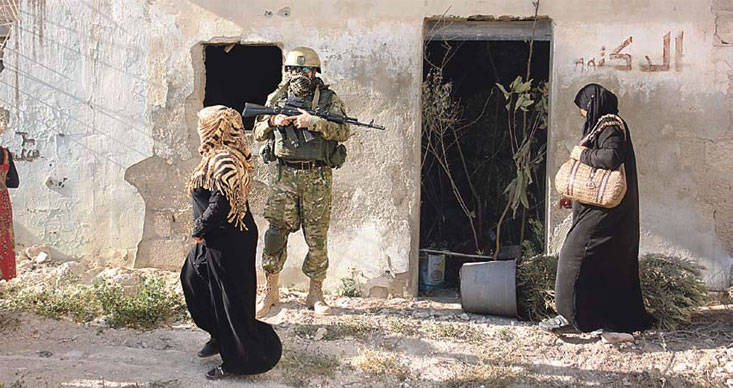 Сирийская молитва и врытые в землю "Грады" Сирийская молитва и врытые в землю "Грады"
