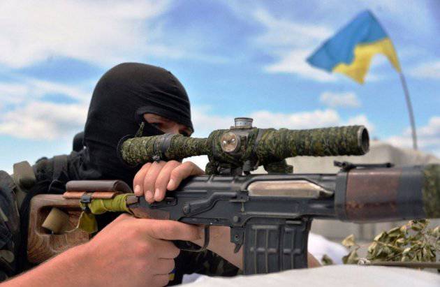 Иностранные наемники обстреляли ЛНР из снайперского оружия