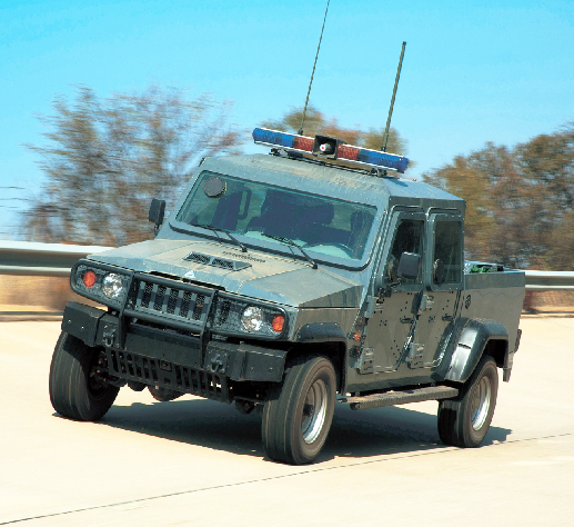Легкий патрульный бронеавтомобиль Agrale Marrua M27