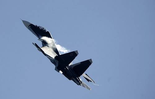 Полеты боевых самолетов РФ в Крыму