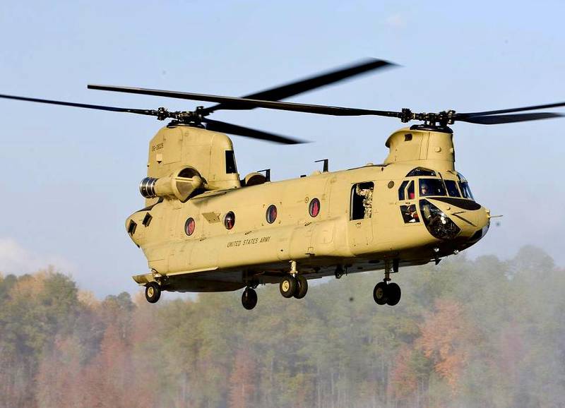 Курды сбили транспортный вертолет «Чинук» ВВС Турции