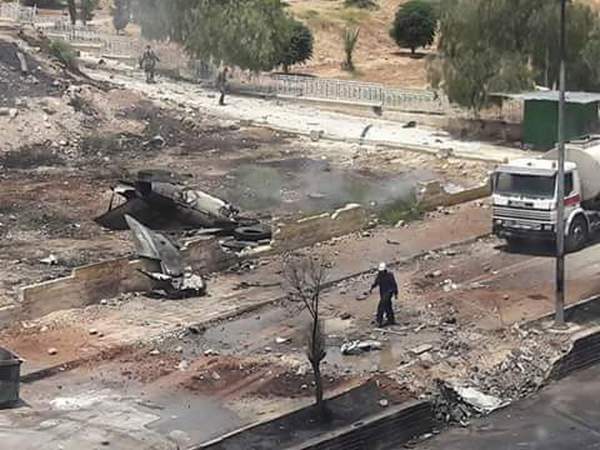 Истребитель МиГ-21 сирийских ВВС разбился после взлета в Хаме