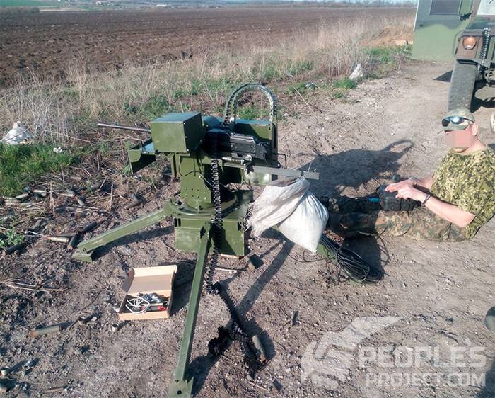 Новый украинский дистанционный боевой модуль "Сабля"