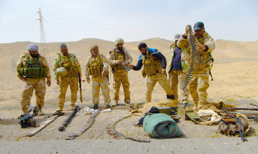Бригада Пустынных Соколов зачищает южный фронт Эр-Ракки
