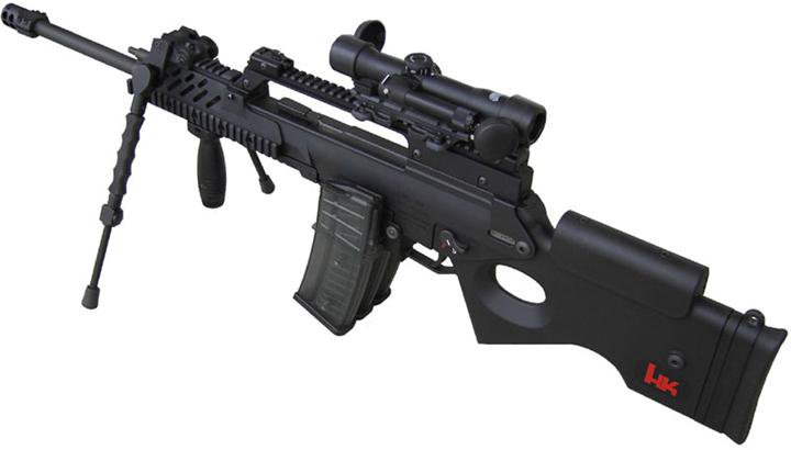 Оружие брюгеров и военных: универсальная снайперская винтовка Heckler & Koch SL8