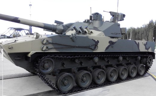 Новейшая истребитель танков "Спрут-СДМ-1" показали под Псковом