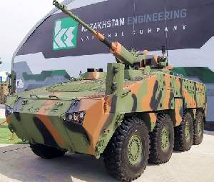 В Казахстане Paramount Group представили новый вариант колёсной БМП 8x8