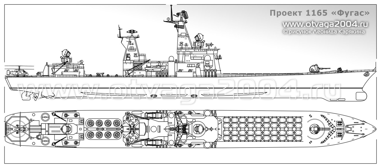 Атомный ракетный крейсер проекта 1165 «Фугас»