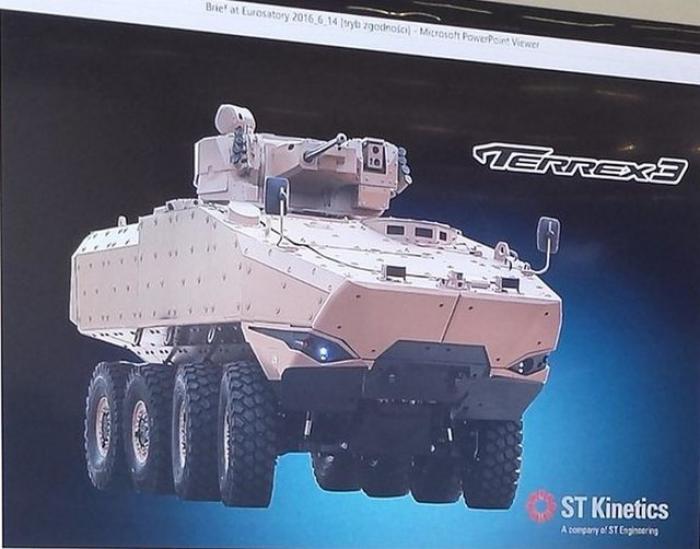 Компания Timoney Technology разработала для STK бронетранспортер Terrex 3
