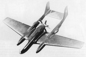 Штурмовики двухбалочной схемы с толкающим винтом БШ-МВ и Ш-218. СССР Штурмовики двухбалочной схемы с толкающим винтом БШ-МВ и Ш-218. СССР