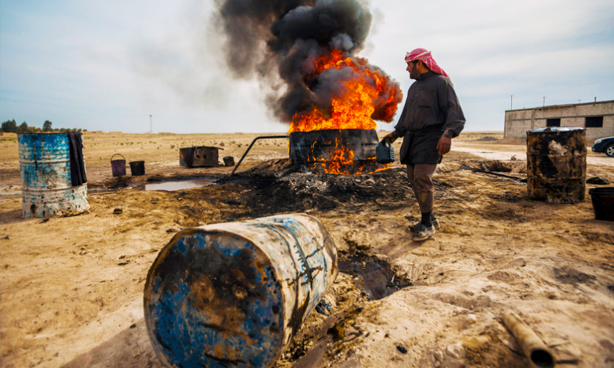 Войска Асада топят боевиков в нефтяных колодцах Джазала