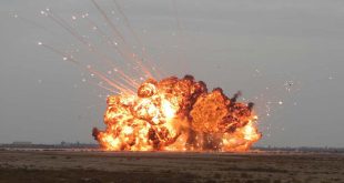 На полигоне «Ашулук» взорвался ракетный двигатель