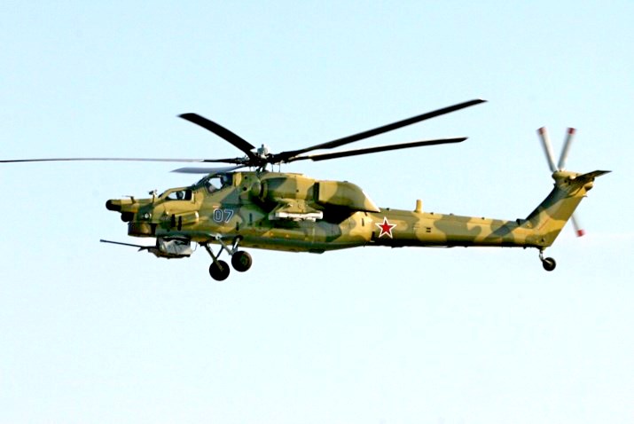 В Сирии обстрелян российский ударный вертолет Ми-28Н