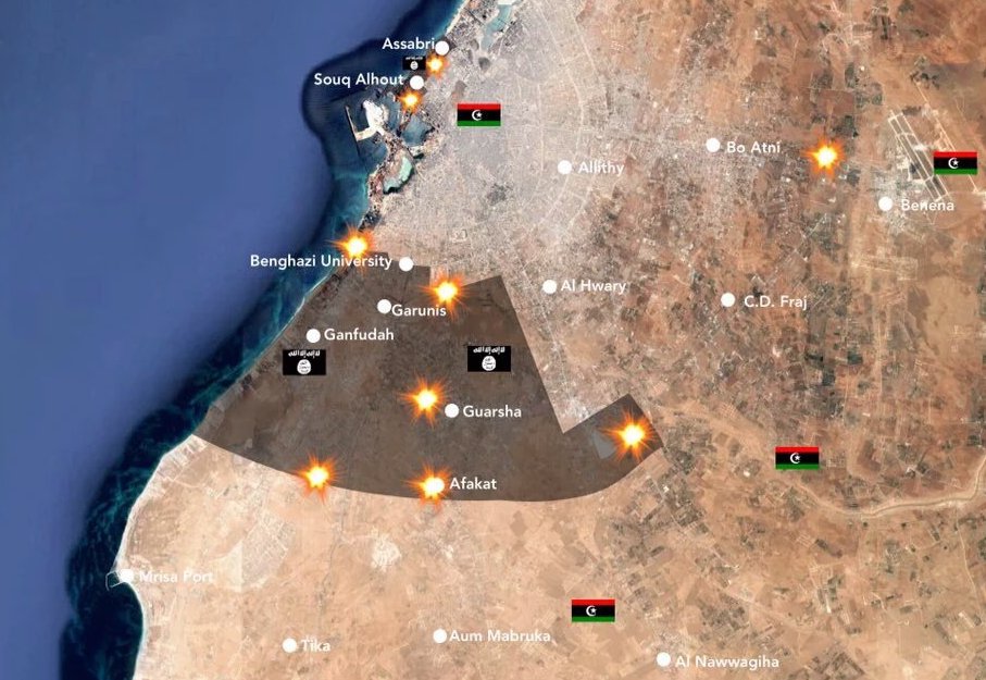 Исламисты контратаковали в ливийском Бенгази