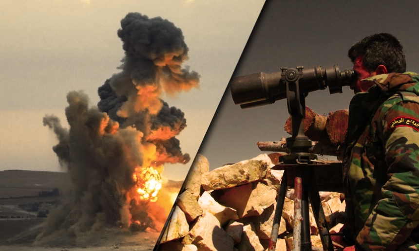 Сирийцы подорвали нефтевоз боевиков бомбой прямо на ходу