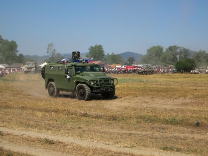 Российский бронеавтомобиль «Тигр» дебютирует в Словакии