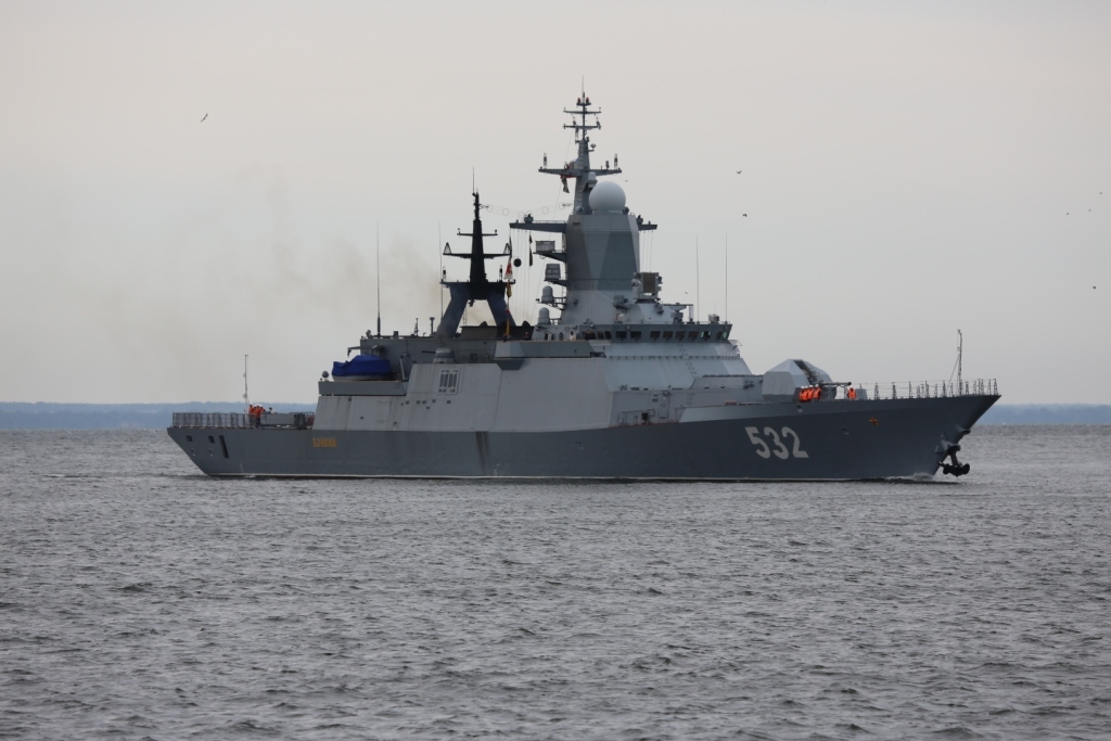 Корвет «Бойкий» прибыл в Ленинградскую военно-морских базу
