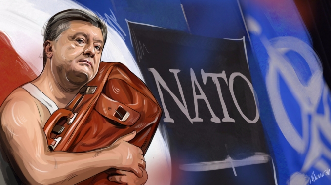 Уже не смешно: как Порошенко научит НАТО воевать с Россией