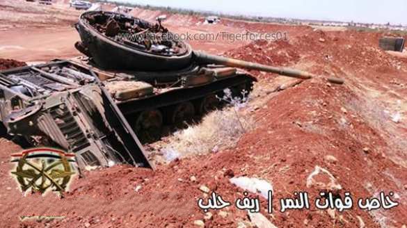 Сожженные танки и обугленные трупы: «Тигры» растерзали террористов в боях под Аллепо