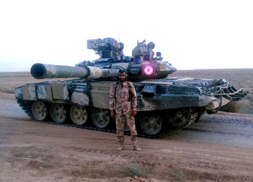 Танки Т-90А показывают себя в Сирии великолепно