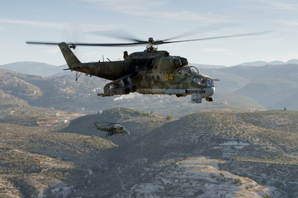 Минобороны опровергло информацию о сбитом в Сирии вертолёте