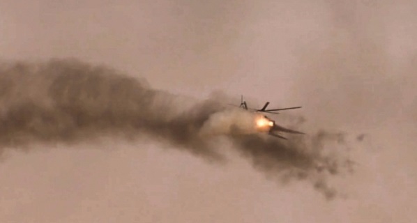Русские вертолёты Ми-24 громят ИГ под Пальмирой