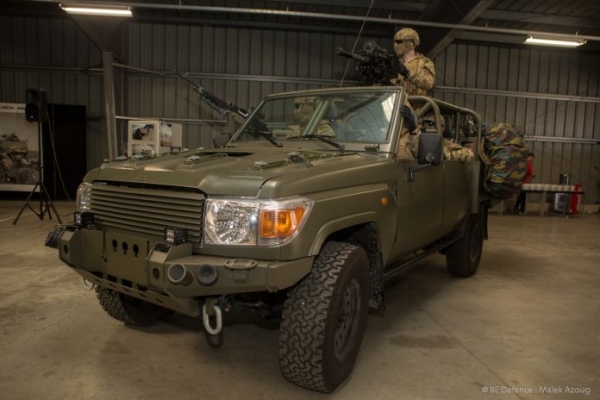 Бельгия представила прототип нового авто Fox RRVs для спецназа