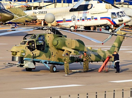 Уникальные фотографии первого опытного образца вертолета Ми-28НМ