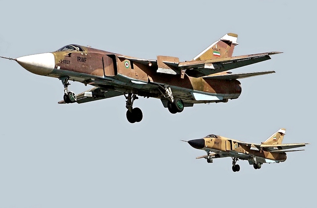 В Иране потерпел крушение бомбардировщик Су-24