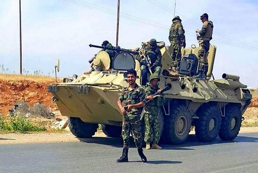 Сирийская Армия отбила позиции на востоке Пальмиры
