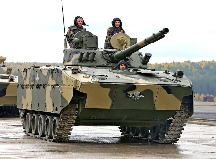 Испытания БМД-4М выпускающихся для ВДВ РФ на «Курганмашзавод»