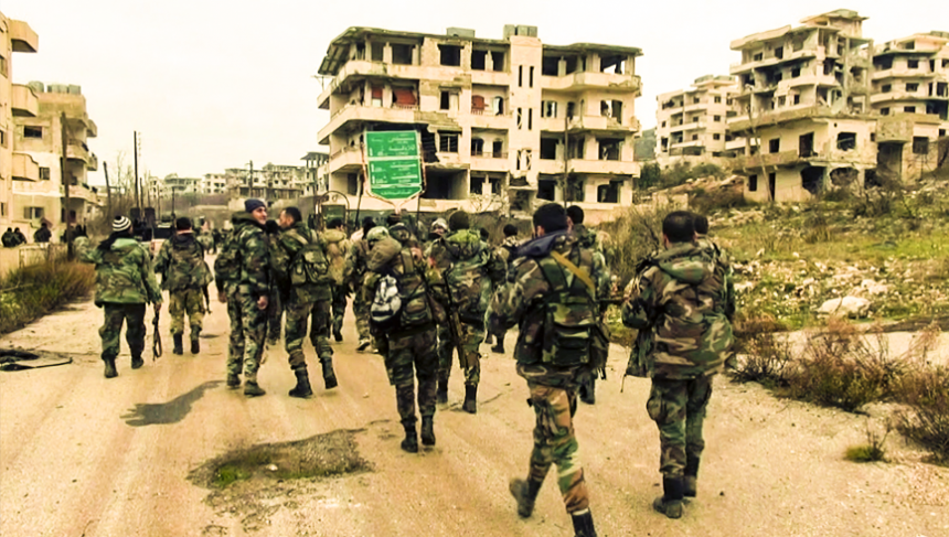Гвардейцы Асада прибыли для штурма боевиков в Алеппо