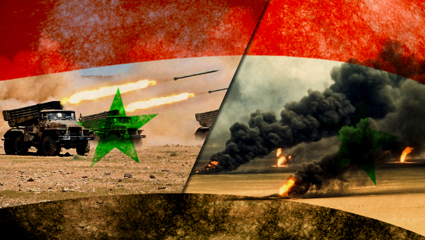 Бойцы Асада реактивно затопили оплоты боевиков в нефти Арака