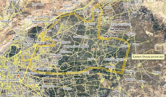 Сирийская армия взяла под контроль большую часть Хош ан-Насри
