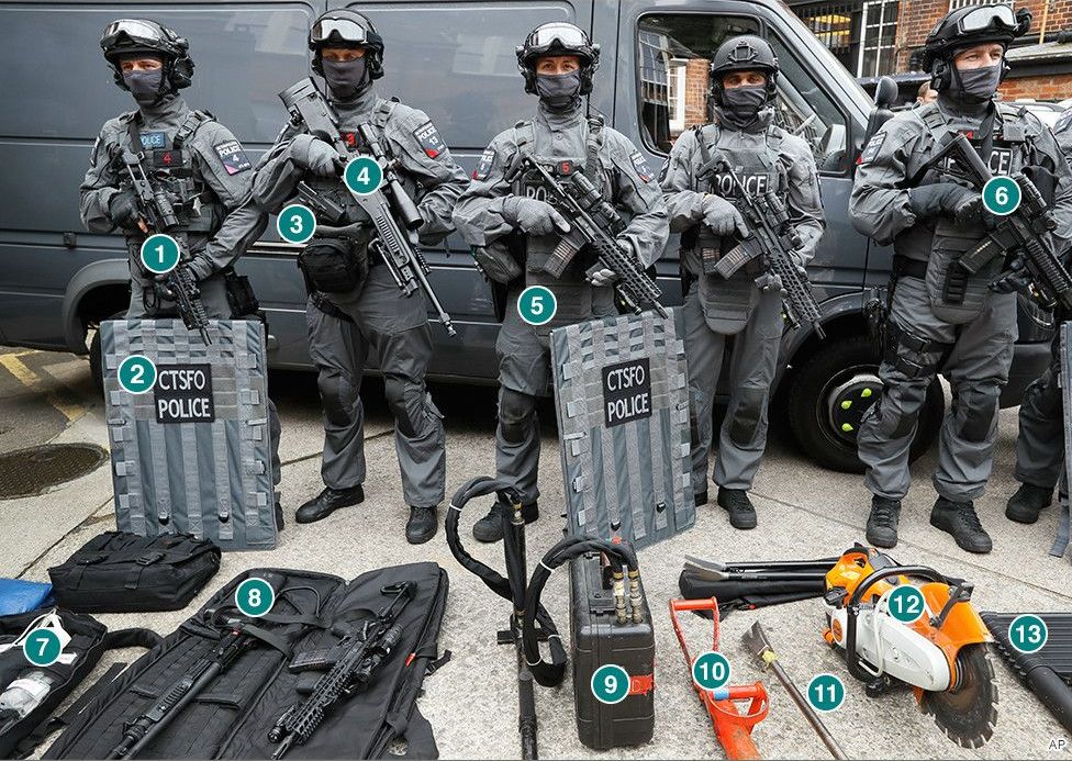 Чем вооружен новый спецназ полиции Лондона Чем вооружен новый спецназ полиции Лондона