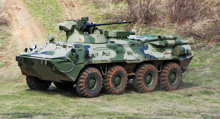 Испытания нового БТР-82А с тепловизором завершатся осенью 2016 года Испытания нового БТР-82А с тепловизором завершатся осенью 2016 года