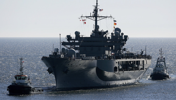Новые корабли ЧФ проводят учения в Черном море