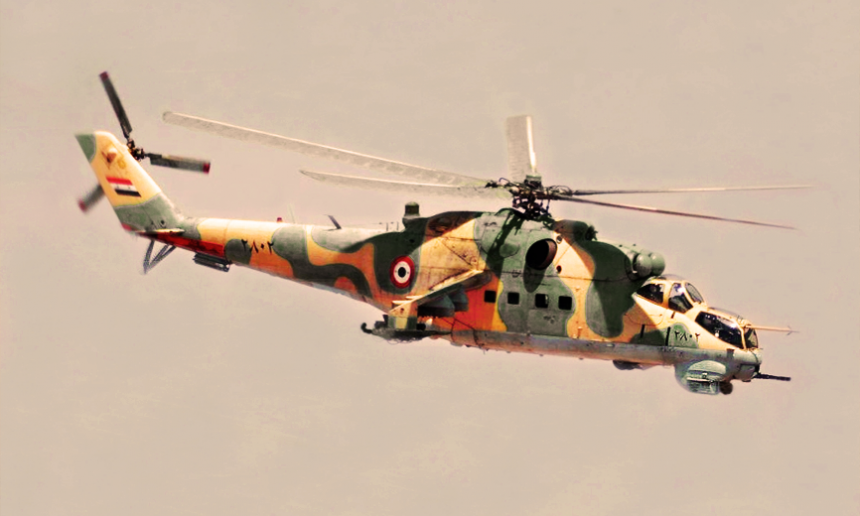 Сирийские вертолеты изрешетили сотню боевиков под Алеппо