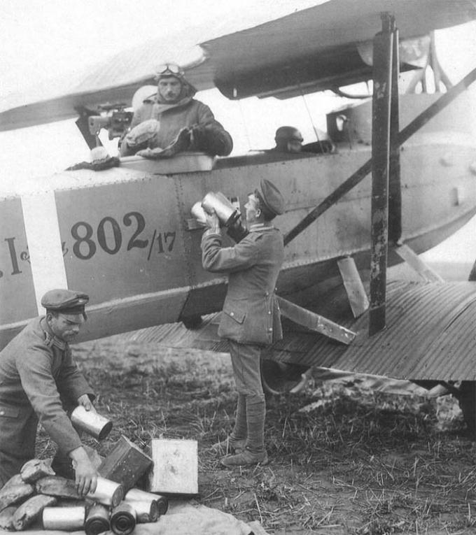 Пехотные самолеты Первой Мировой в бою