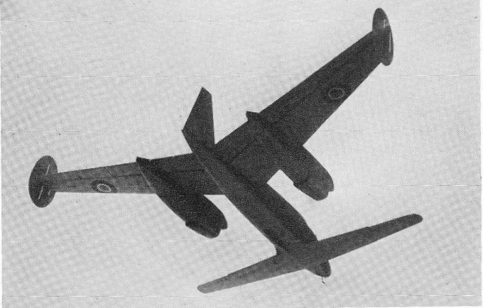 Экспериментальный самолет Miles M.39B Libellula. Великобритания