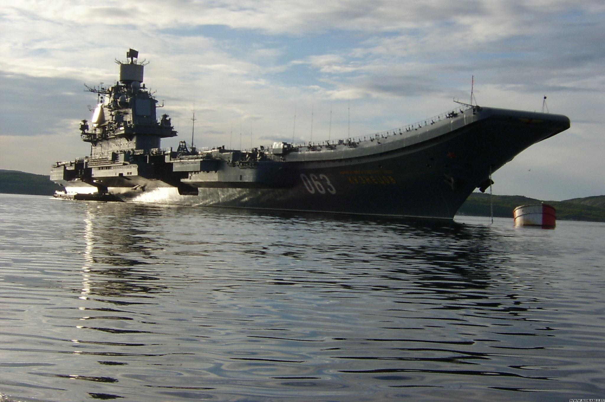 Авианосец «Кузнецов» оборудовали под МиГ-29 Авианосец «Кузнецов» оборудовали под МиГ-29