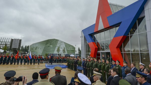 Демонстрация военной техники в «Патриоте»