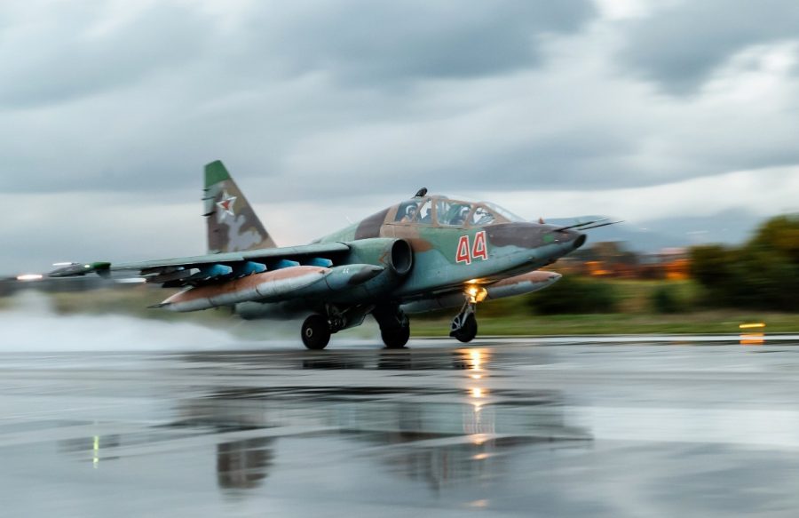 Су-25 отработали на сверхмалой высоте Су-25 отработали на сверхмалой высоте