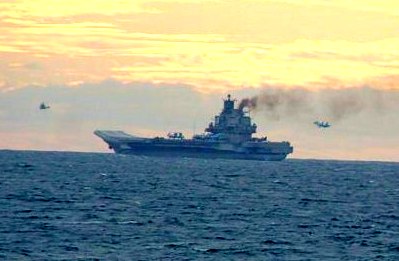 Британцы засняли полеты Су-33 с авианосца «Адмирал Кузнецов»
